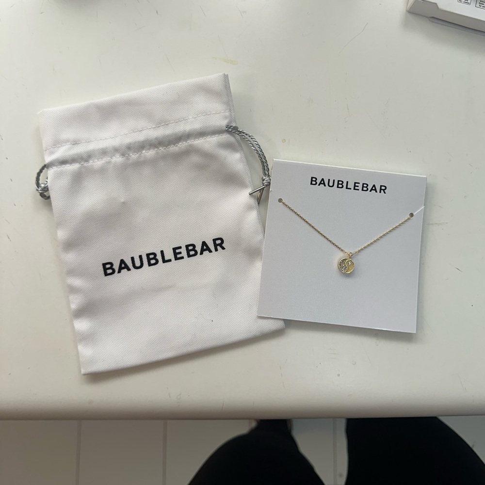 Baublebar yin yang necklace